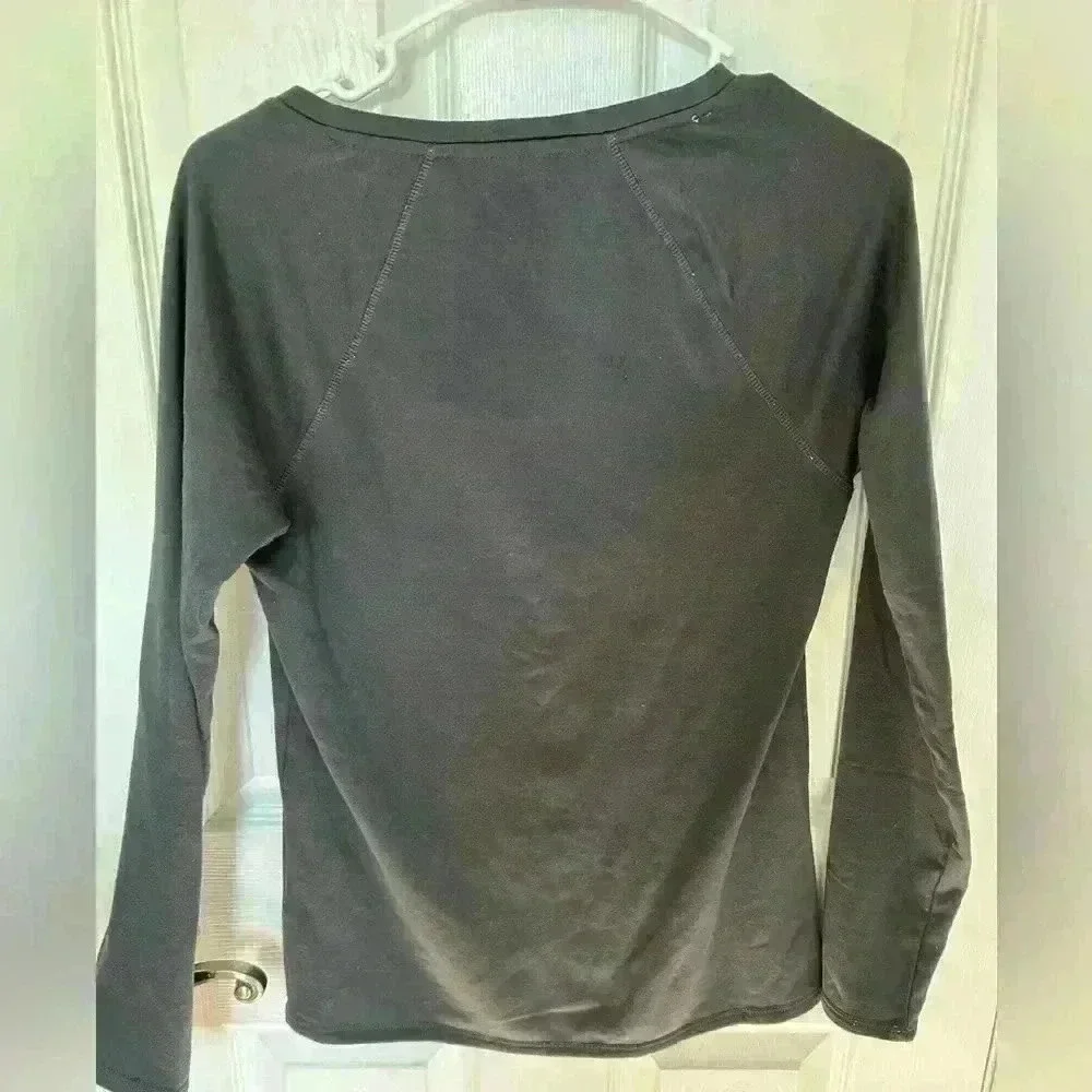 Lucky Brand Grey active Long Sleeve size small. - Picture 4 of 4